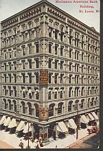 St. Louis, MO, Charter #5788, Mechanics NB Building Photo Postcard